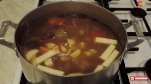 Суп с фасолью и овощами Домашняя еда Кухня Рецепты