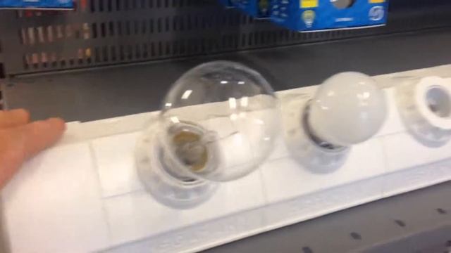 Test Av Lampa: Megaman LED Klot P45, Opal, 2W, E27