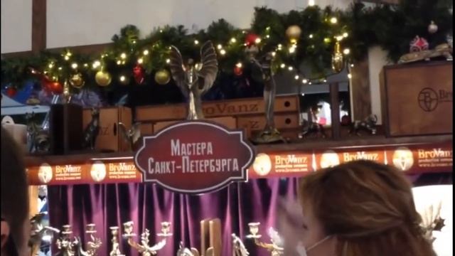 Новогодняя ярмарка в ТЦ Галерея (г. Санкт-Петербург) смотреть онлайн