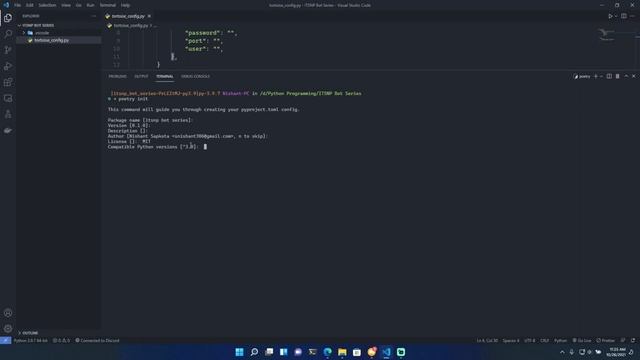 Python: Coding A discord Bot with Hikari & Tanjun, Part 1|| Discord bot development in Nepali,ITSNP смотреть онлайн