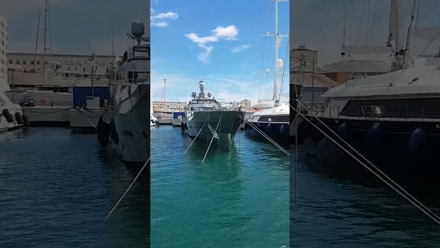 Проплываем красивые яхты. Барселона. #море #яхты #отпуск #экскурсия #прогулка смотреть онлайн
