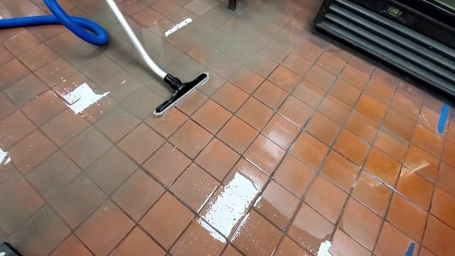 Scrubbing greasy restaurant floor with my Oreck orbitor XL смотреть онлайн