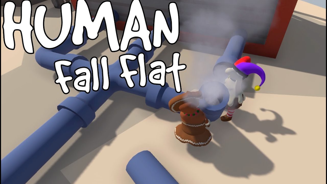 Пряники на пару́. Human： Fall Flat. Кооператив. смотреть онлайн