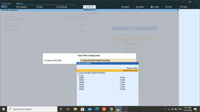 How to Change Data Path in Tally Prime- टैली प्राइम में Company Data Path को Change कैसे करते है ? смотреть онлайн