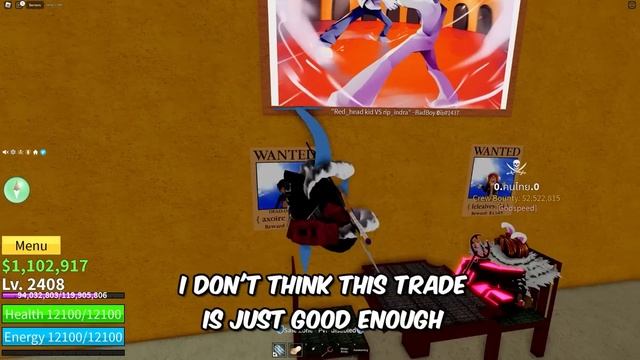 Trading TRUE TRIPLE YORU for 24 Hours in Blox Fruits смотреть онлайн