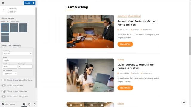 How to setup Sidebar Options - Bosa Multipurpose WordPress Theme смотреть онлайн