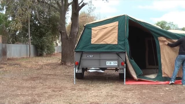 Camper Trailer Tent Setup смотреть онлайн