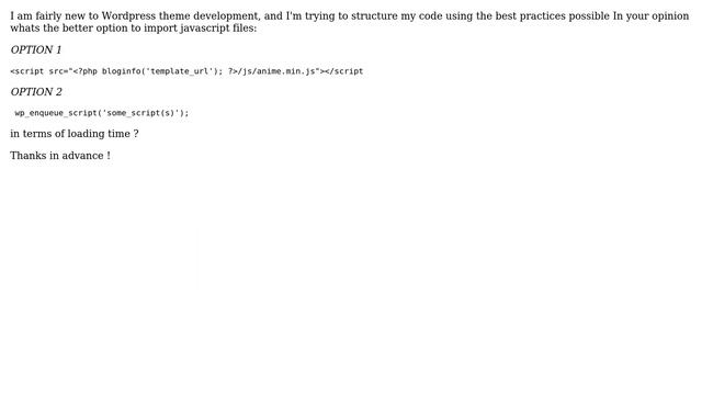 Wordpress: Wordress importing scripts смотреть онлайн