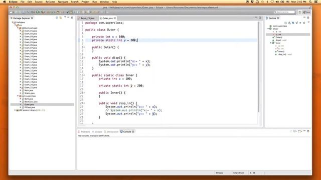 Java for Beginners [Uzbek] -27- static Inner Class смотреть онлайн