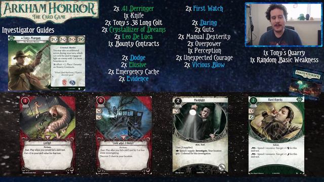 NEW PLAYER DECK FOR TONY MORGAN | Arkham Horror: The Card Game смотреть онлайн