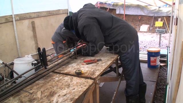 Сварка каркасов для свай смотреть онлайн