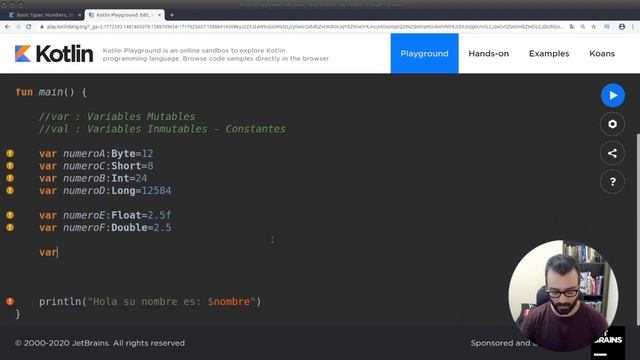 3. ? Variables y tipos de datos en ? KOTLIN ? ? смотреть онлайн