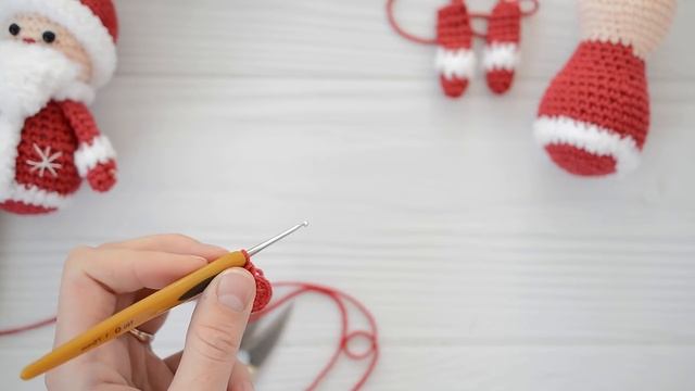 Схема вязания крючком Дед Мороз смотреть онлайн