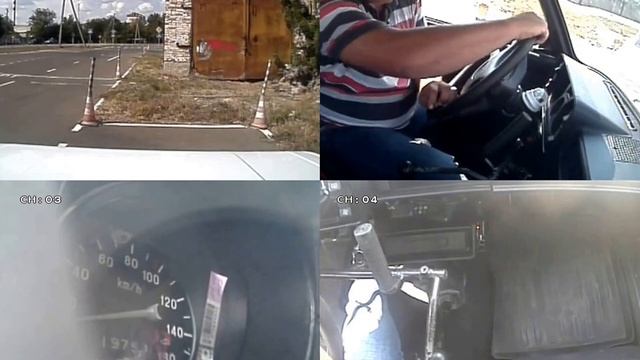 Ручное управление - сдача на права. Площадка 3 смотреть онлайн