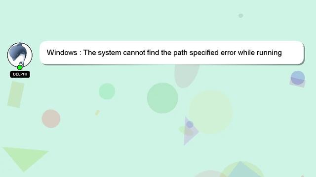 Windows : The system cannot find the path specified error while running pyspark смотреть онлайн