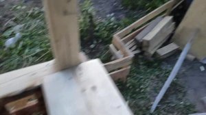 Беседка с поддонов