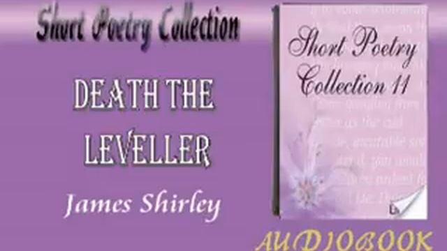 Death the Leveller James Shirley Audiobook Short Poetry смотреть онлайн