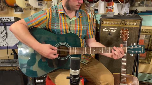 1990s Hohner HW300G dreadnought guitar смотреть онлайн