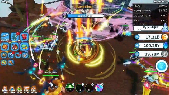 ?Update 42?New Server Boss In Weapon Fighting Simulator Roblox смотреть онлайн
