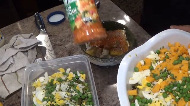 low calorie/low carb cauli potato salad recipe! смотреть онлайн