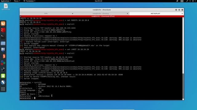 Remote Code Execution + Metasploit = Rooted Optimum (Hack The Box Series) смотреть онлайн
