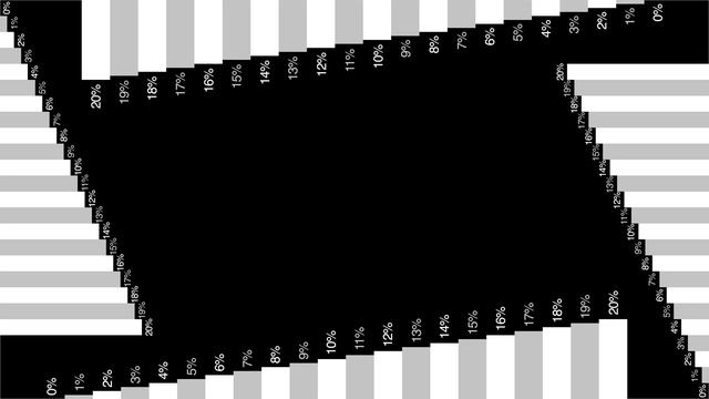 8K EDGES VISIBILITY TEST - screen 16:9 смотреть онлайн