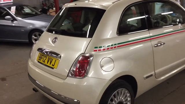 2012 Fiat 500 TwinAir Lounge смотреть онлайн