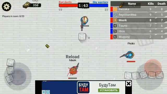 ¶Sketch war .io¶ Masik и Hios * опасный петушок смотреть онлайн