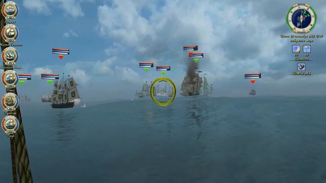 Sea Dogs ГПК 1 3 2 - Cors Ship Pack 1 2 (59) Легкий фрегат, сражение / Light frigate, the battle смотреть онлайн