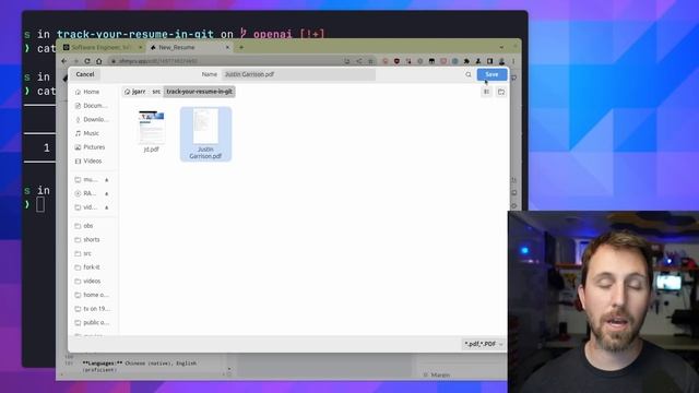 How I track my resume with git смотреть онлайн