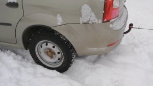 Самодельная лебедка испытываем