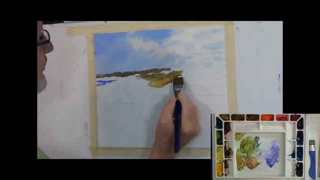 Painting with Larry Hamilton-Live-#1711-Watercolor "Peggy's Cove and Near Panama Canal" May 24, 201 смотреть онлайн