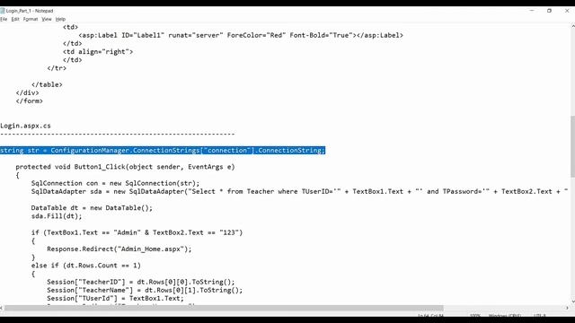 Part 1. Login Tutorial(Admin & Staff Login) | Attendance Management System using ASP.Net C# смотреть онлайн