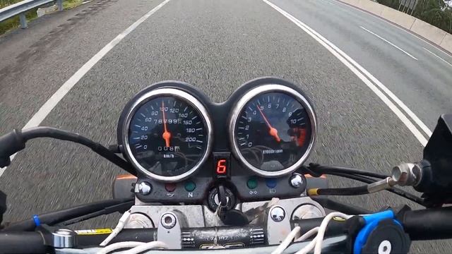 GIPro X-Type G2 gear indicator install on a Suzuki GS500 - on road смотреть онлайн