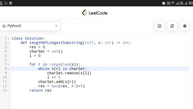 Longest Substring Without Repeating Characters - Leetcode 3 - Python #longest #substring #leetcode смотреть онлайн