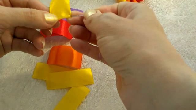 Бантики для маленьких модниц Likee / Bow tutorial / Kanzashi смотреть онлайн