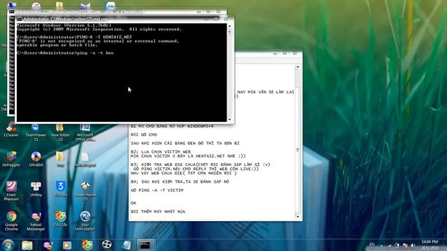 Hướng dẫn DDOS website cực đơn giản bằng CMDs смотреть онлайн