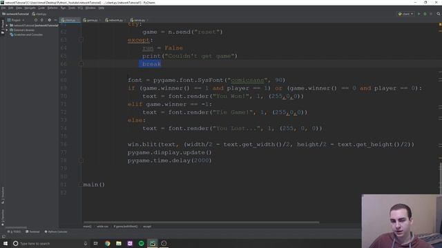 Python Online Game Tutorial #8 - Online Rock Paper Scissors p.3 смотреть онлайн