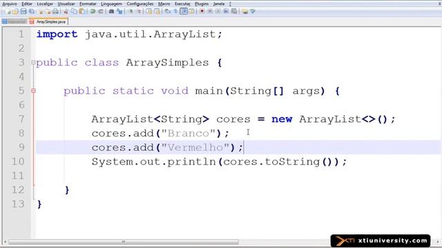 Curso Online: Java - 022 : ArrayList смотреть онлайн