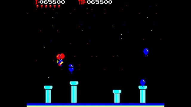 Sharp X1 Game: Balloon Fight (1985 Hudson Soft / Nintendo) смотреть онлайн