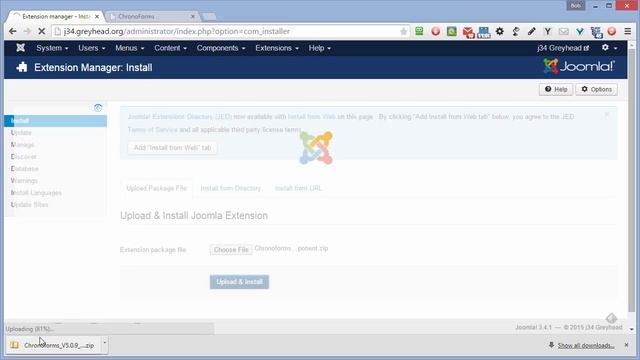 Installing ChronoForms v5 смотреть онлайн