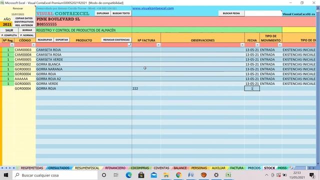 VCEX PREMIUM – Vídeo 10. Excel Gestión de Empresa. Registro Contable. Facturación e Inventario смотреть онлайн