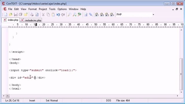 173 Loading in file Contents to a DIV Part 2 PHP Tutorials смотреть онлайн