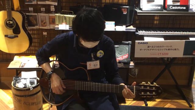 【アコギ弾き比べ】YAMAHA SLG200NW サイレントギター（ナイロン弦）試奏動画　アンプ出力 смотреть онлайн