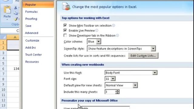 MS Excel Basics - Clear Recent Documents List Excel смотреть онлайн