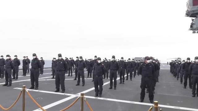 Il saluto del Ministro della #Difesa Lorenzo Guerini all'equipaggio della Portaerei #Cavour смотреть онлайн