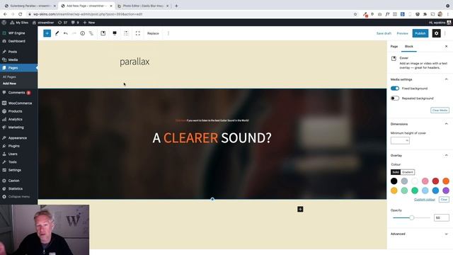 Awesome Parallax Effect with WordPress Gutenberg Block Editor смотреть онлайн