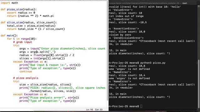[CS 220 / CS319 Fall 2020] LEC 25 Video 3: Exception hierarchy смотреть онлайн