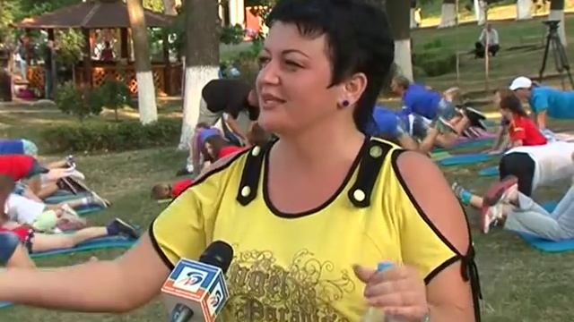 Жители Губкина смогут заниматься фитнесом в городском парке смотреть онлайн