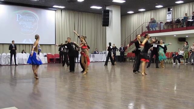 Румба (Юниоры-2 до B класса) 20.10.2019 Рейтинг-турнир Санкт-Петербурга (6 тур) смотреть онлайн